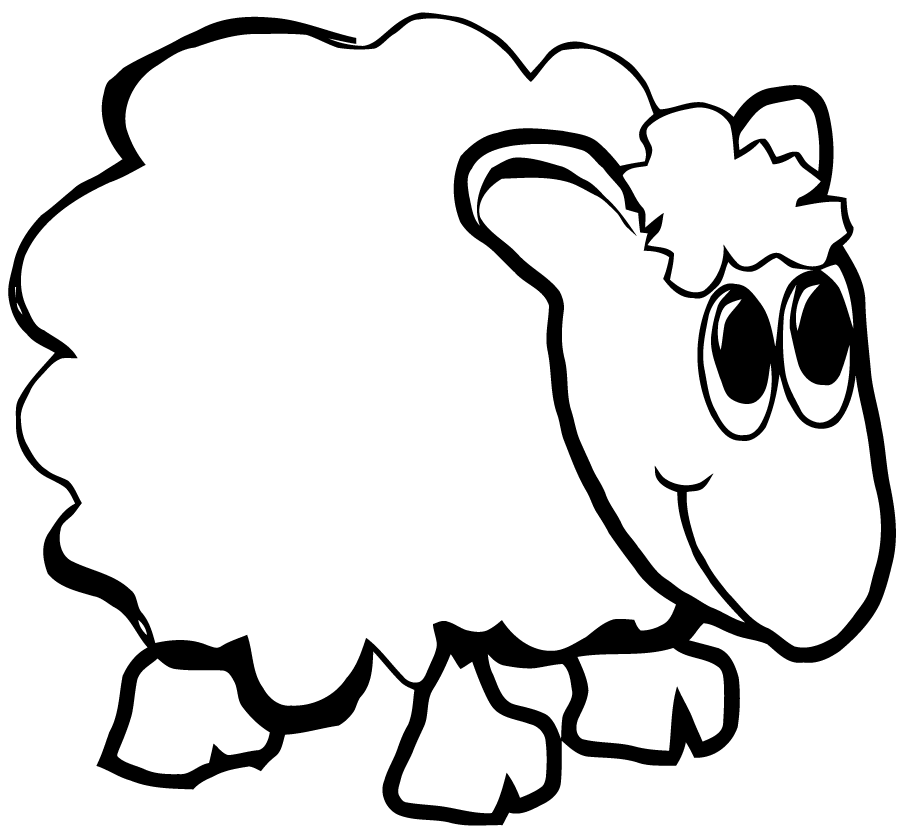 coloriage mouton avec cornes