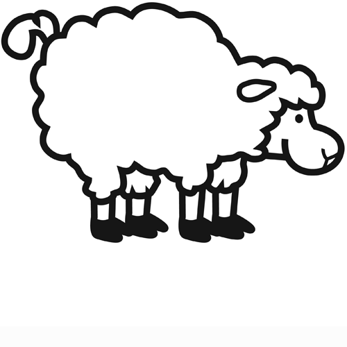 coloriage mandala mouton