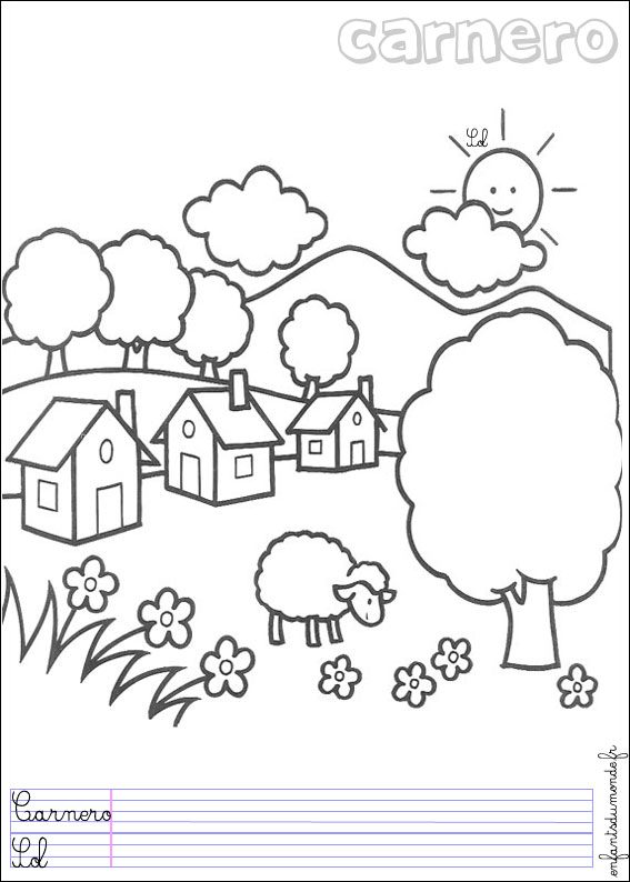 dessin mouton gratuit