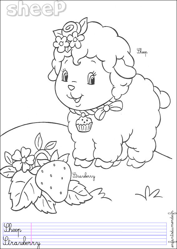 coloriage russell le mouton