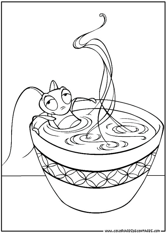 dessin de mulan gratuit