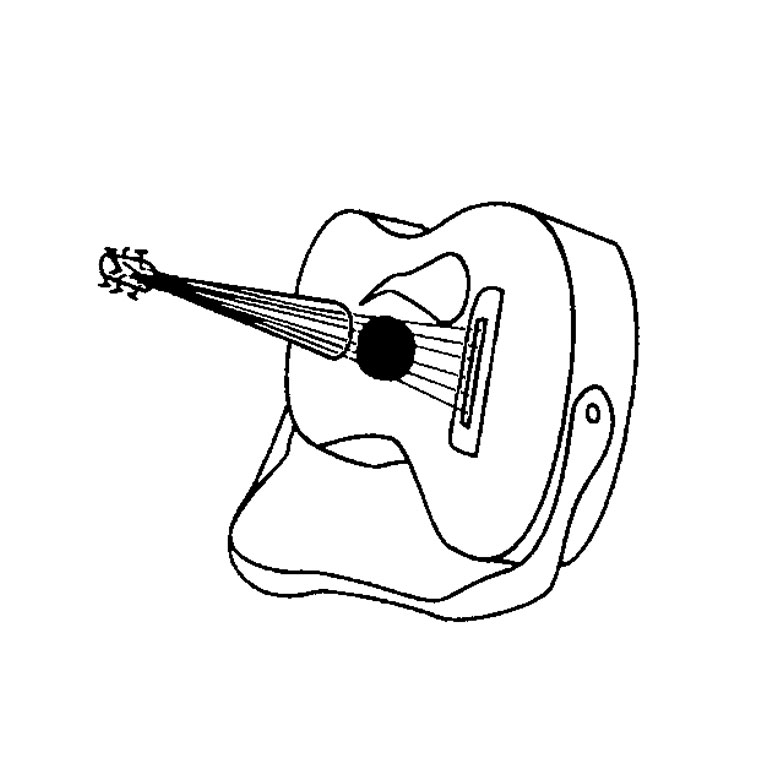 dessin a colorier instrument de musique maternelle