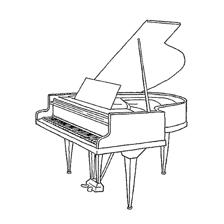 coloriage de musique en ligne