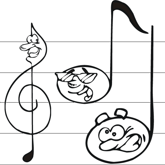 coloriage instruments musique gratuit