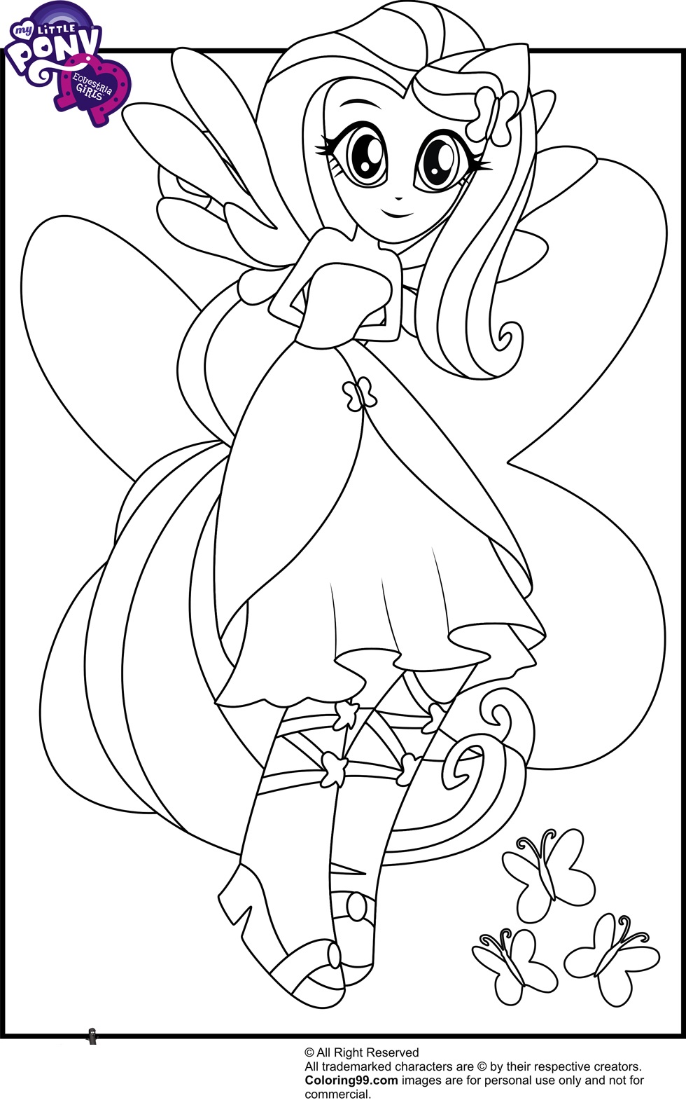 coloriage my little pony equestria