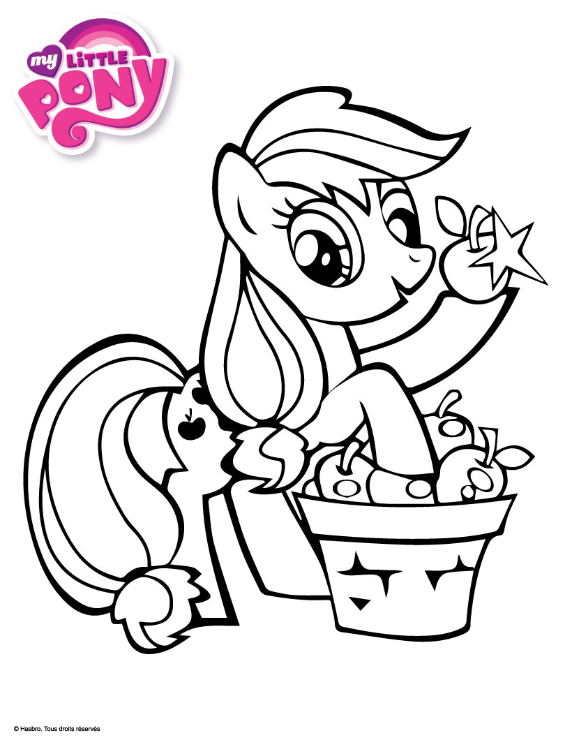 coloriage my little pony equestria