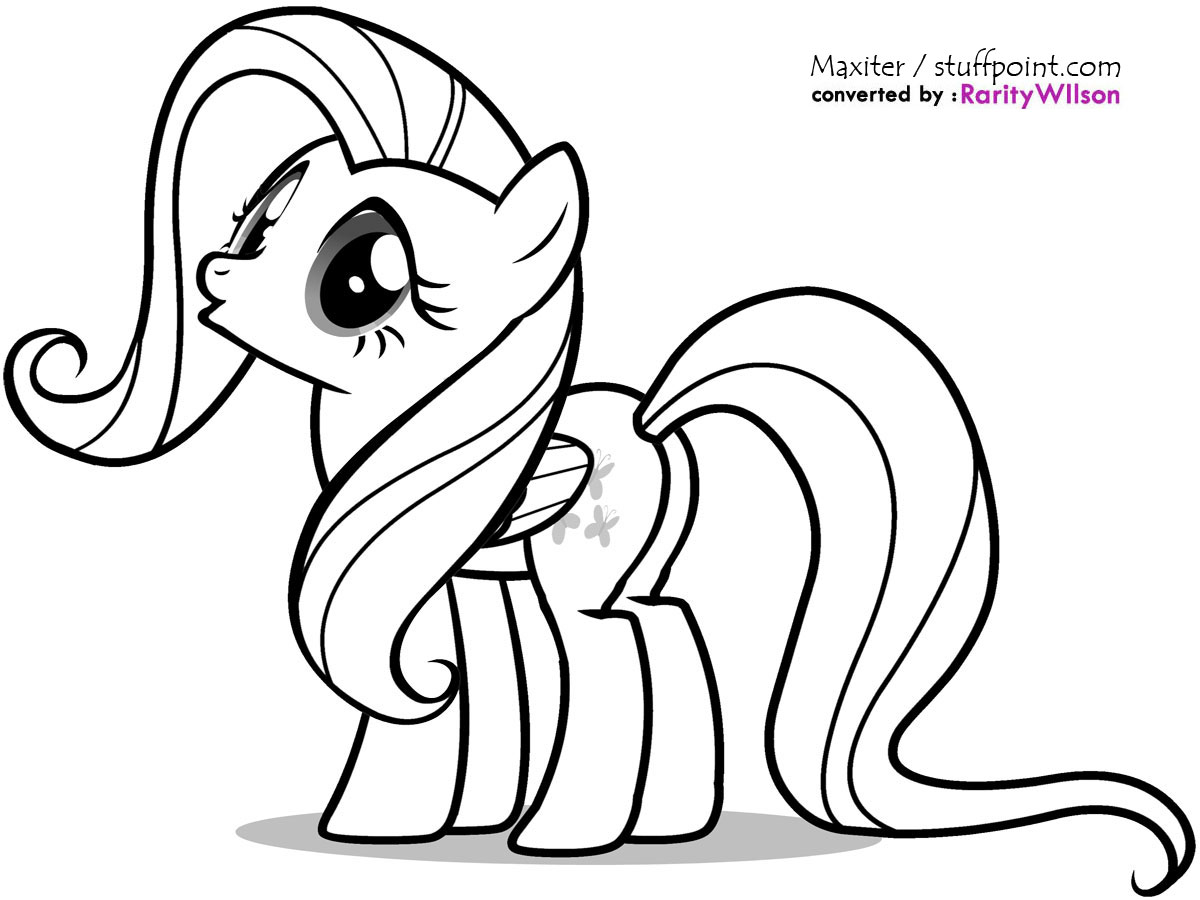 Dessins   imprimer My Little Pony Fluttershy   colorier Voir le dessin