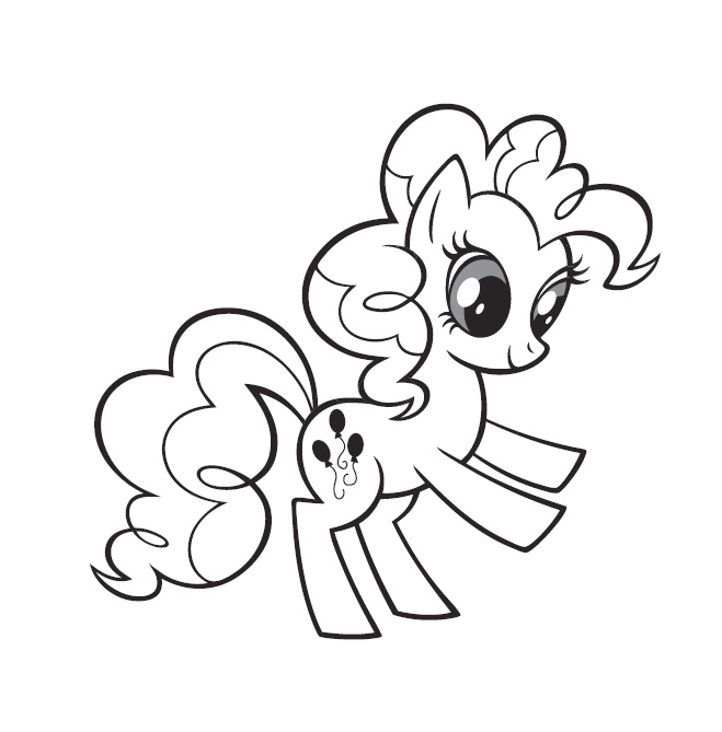 10 dessins de coloriage My Little Pony Pinkie Pie à imprimer coloriage my little pony pinkie pie