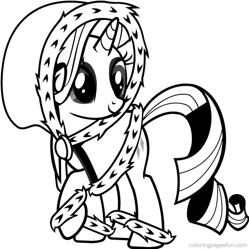 coloriage my little pony rarity