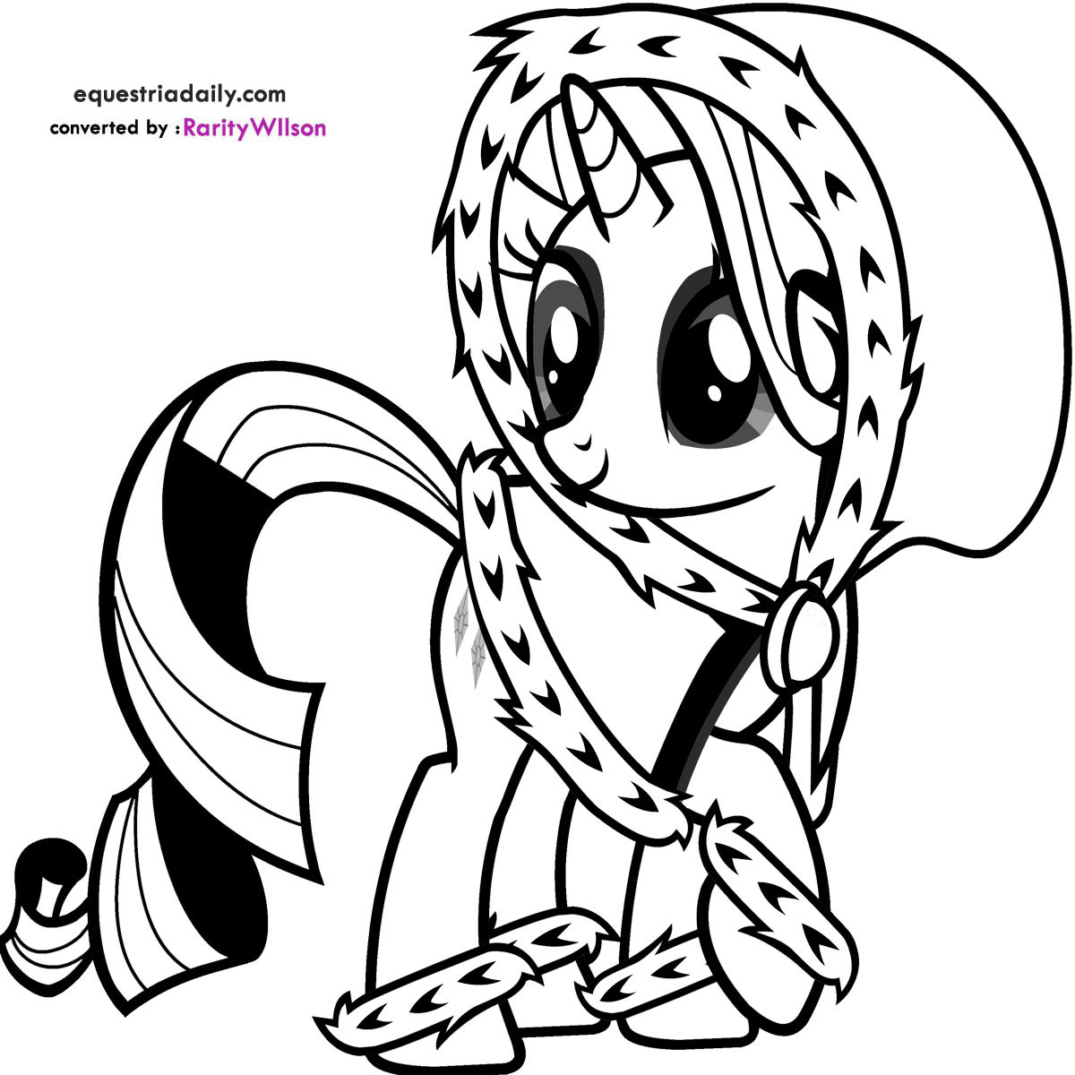 baby rarity my little pony coloring pages - photo #49