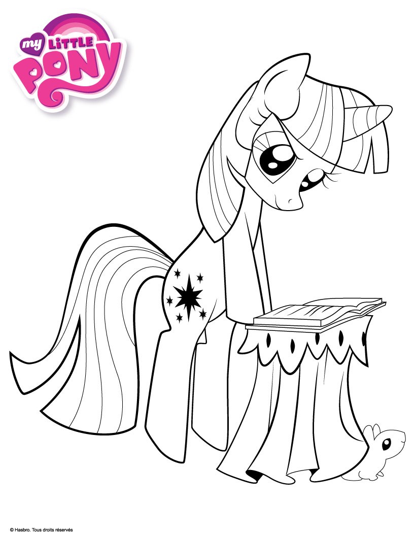 coloriage my little pony twilight