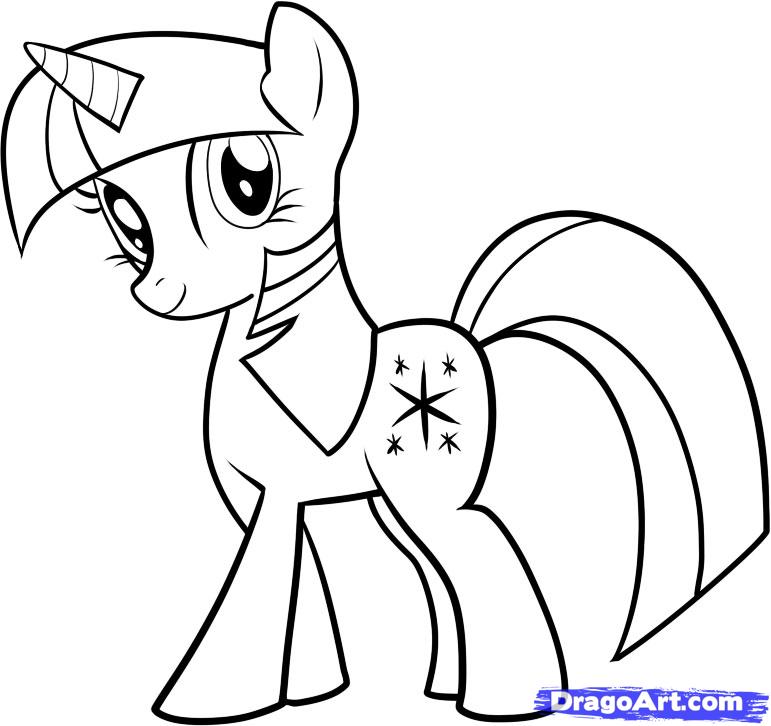 coloriage my little pony twilight