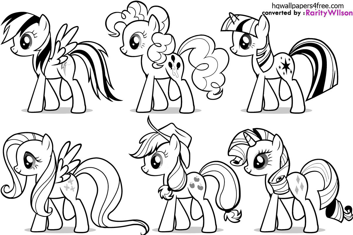 Dessin A Imprimer De Coloriage Magique My Little Pony