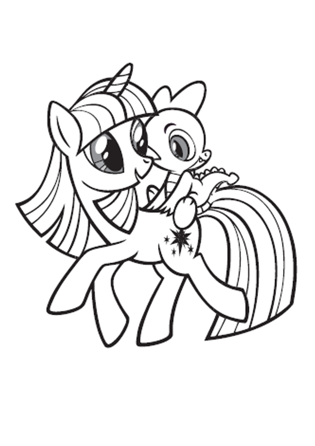 coloriage my little pony