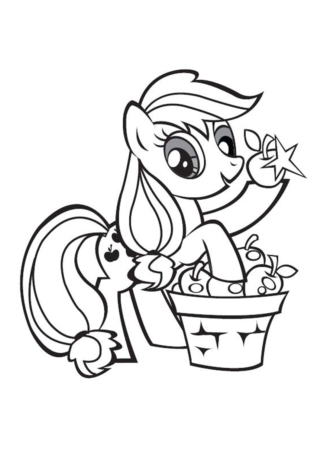 coloriage my little pony