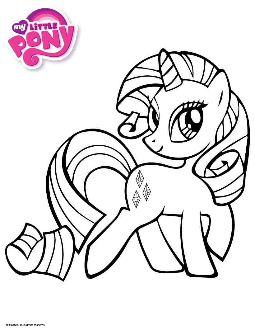 coloriage my little pony à imprimer