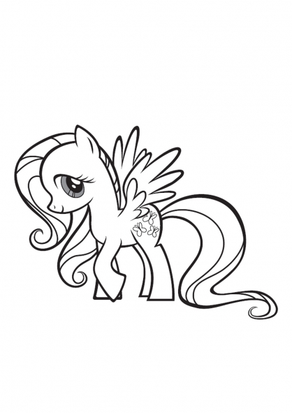 coloriage à dessiner my little pony cadence