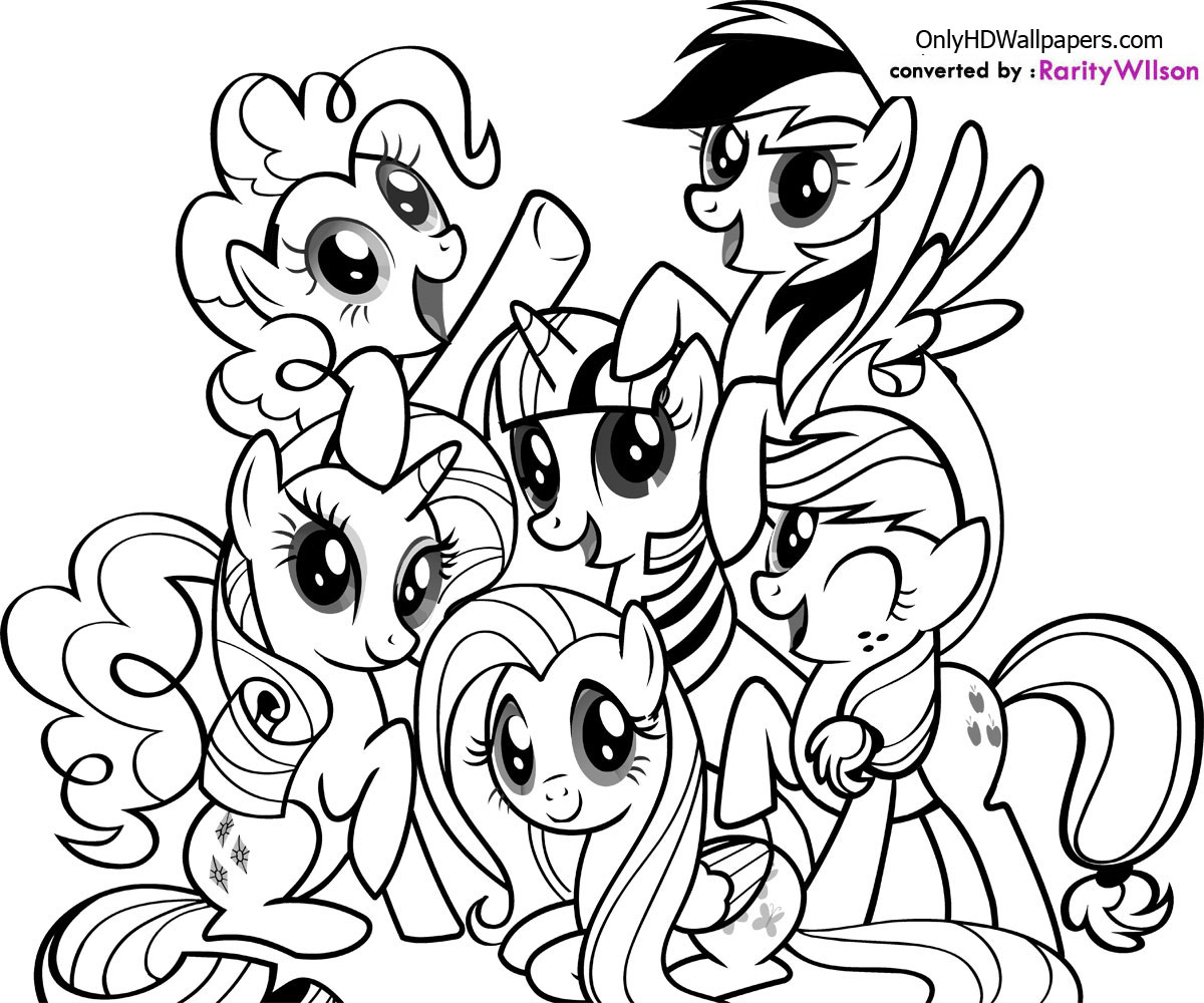 coloriage ƒ dessiner my little pony rainbow dash