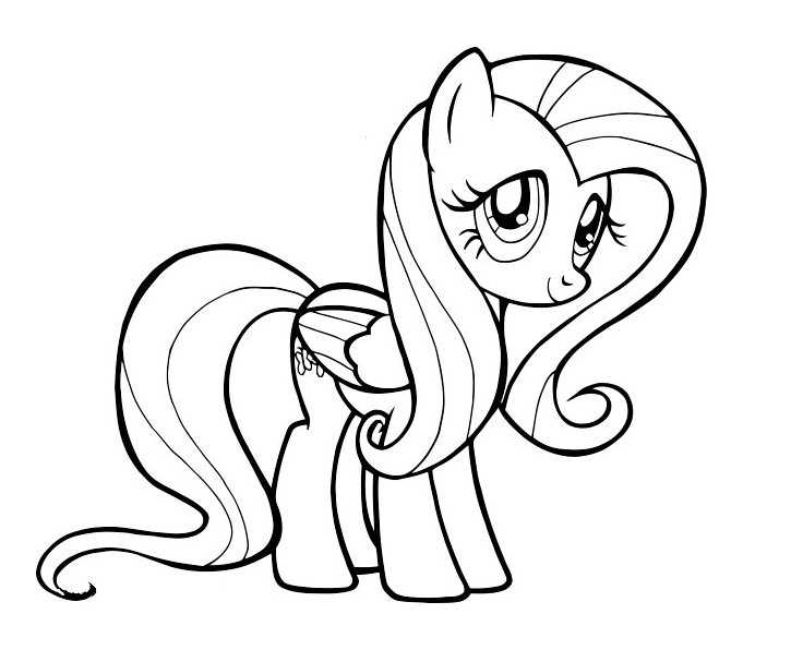 dessin  imprimer my little pony