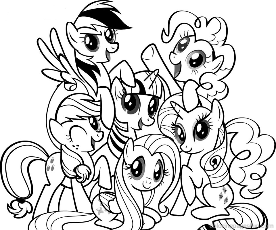 dessin gratuit my little pony