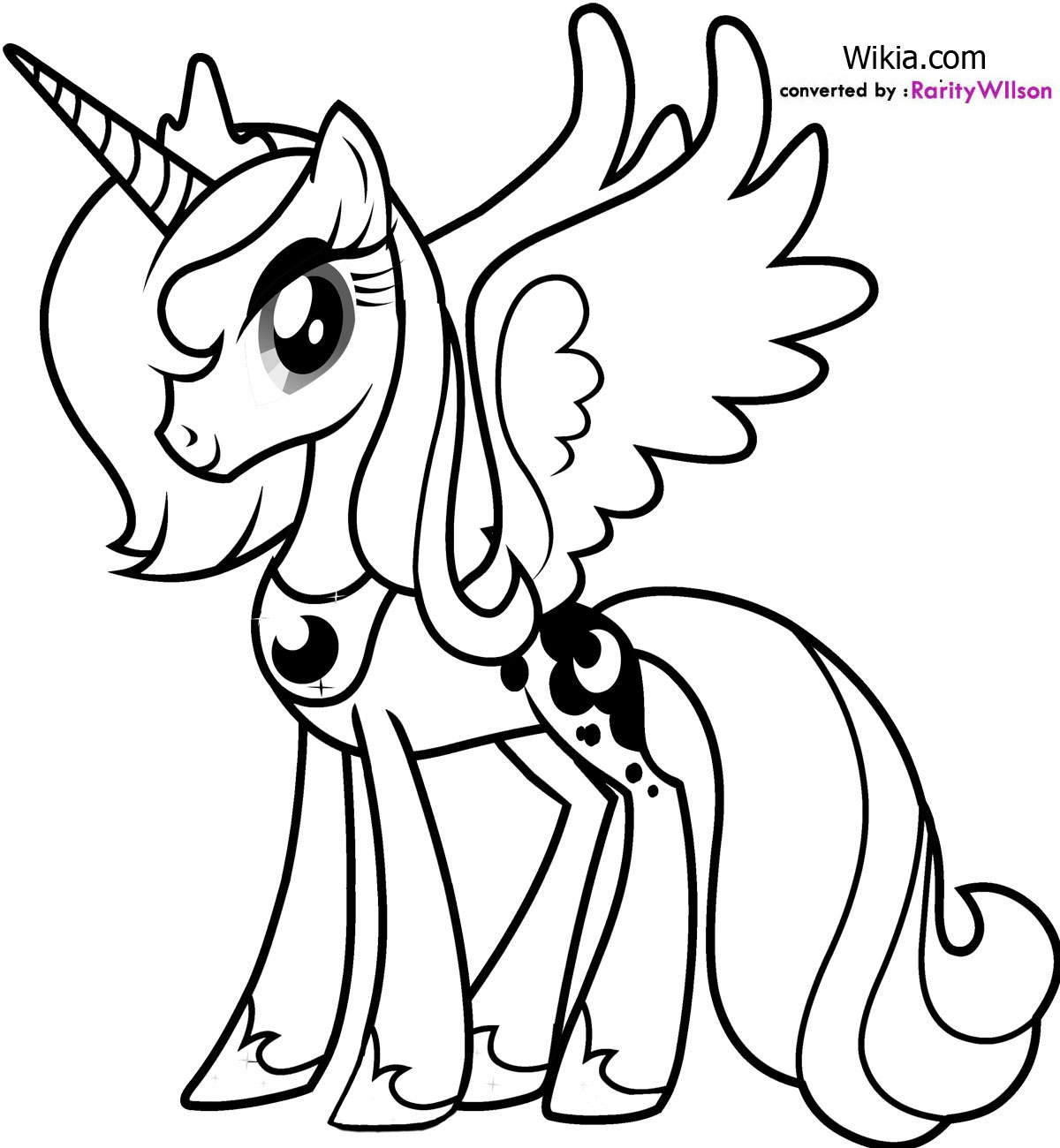 coloriage my little pony noel