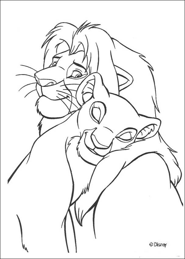 coloriage de nala