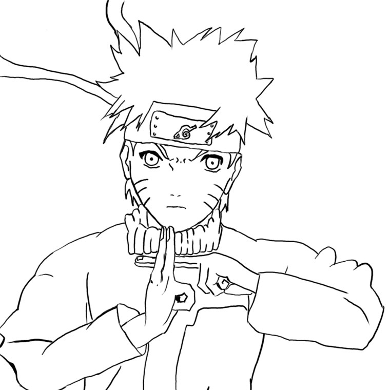 41 Dessins De Coloriage Naruto à Imprimer