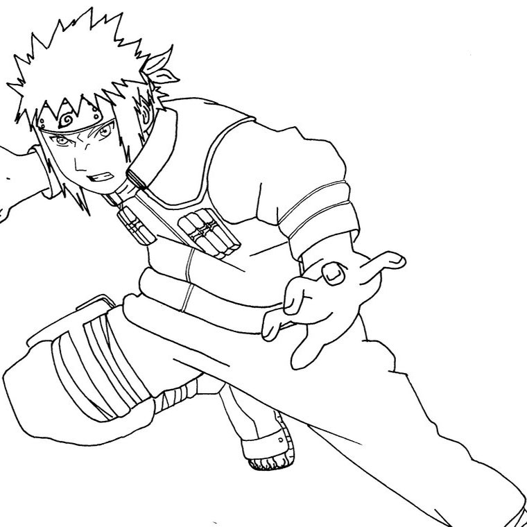 coloriage naruto akatsuki imprimer