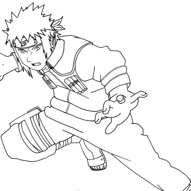 coloriage naruto akatsuki imprimer