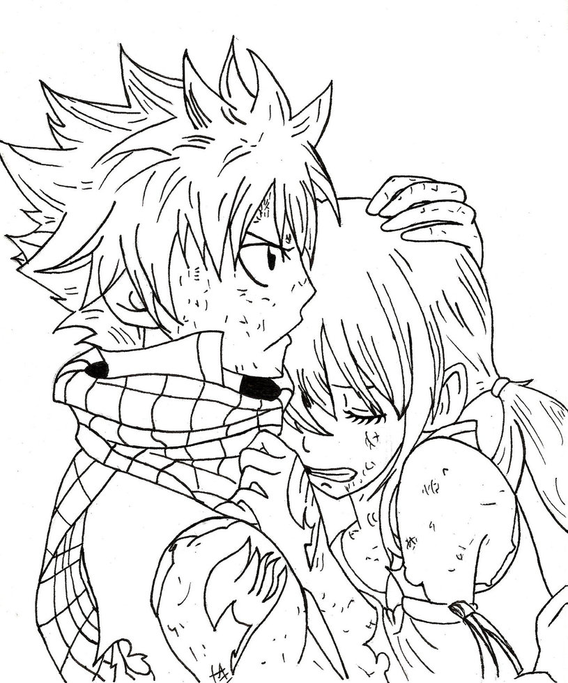 Dessin Manga Couple Coloriage