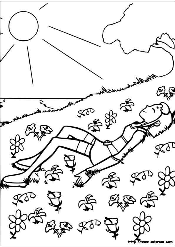 coloriage protéger la nature