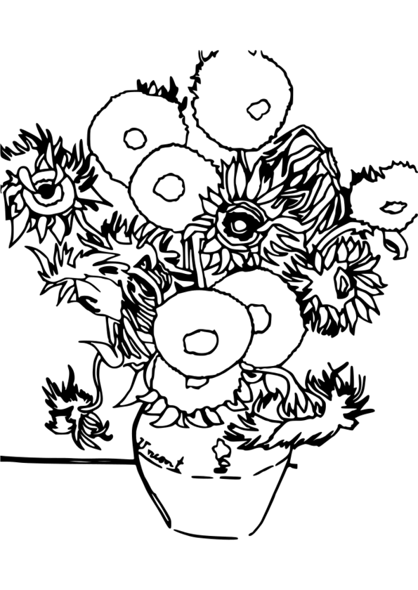 coloriage nature morte imprimer