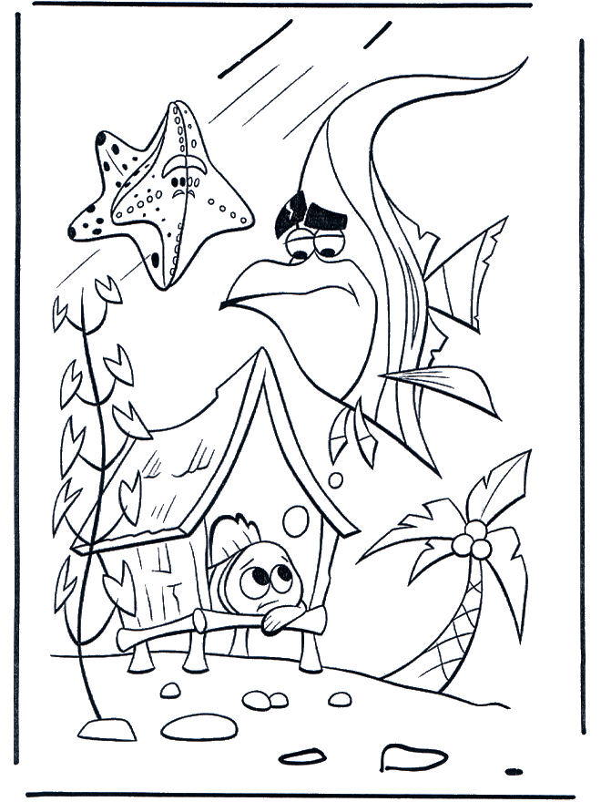 Coloriage Nemo à colorier - Dessin à imprimer dessin à colorier nemo noel