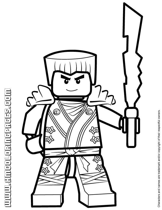 coloriage ninjago