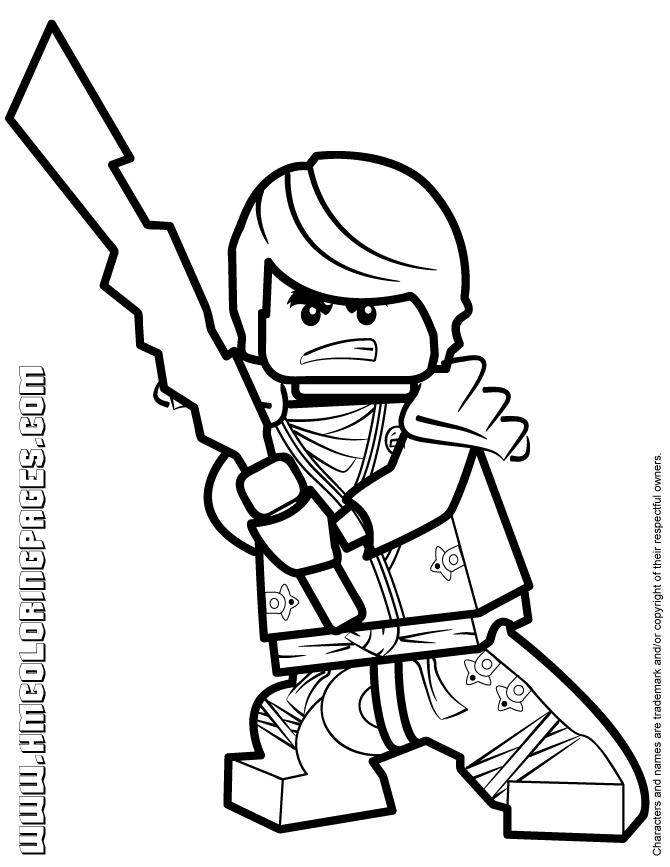 dessin à colorier ninjago pdf