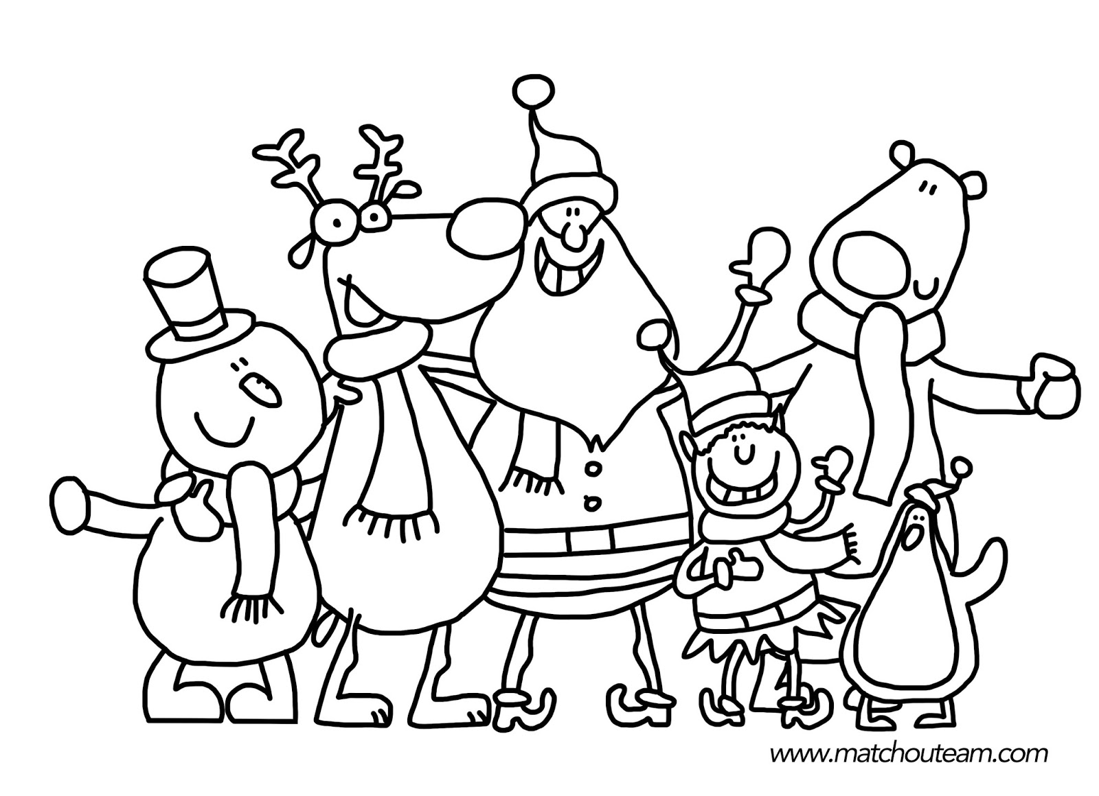 97 dessins de coloriage No l Cycle 3   imprimer