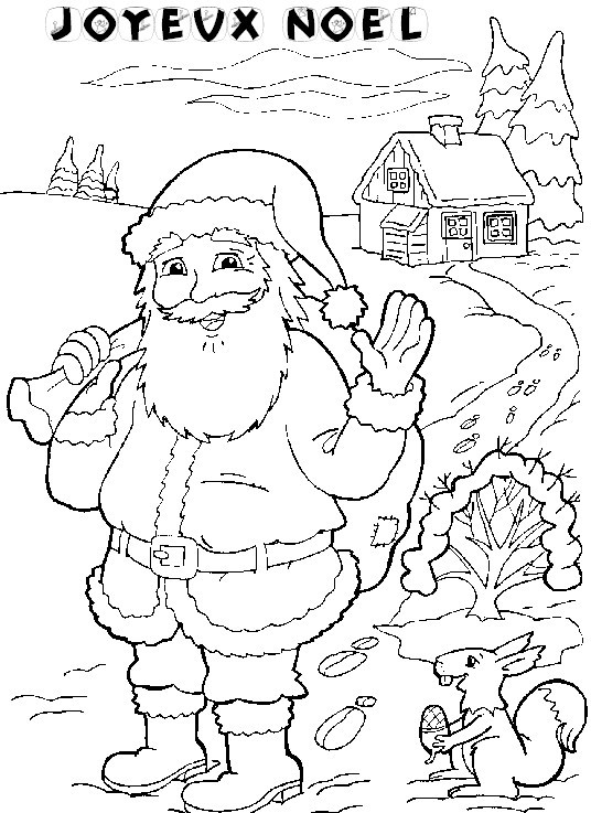 coloriage noel cycle 3