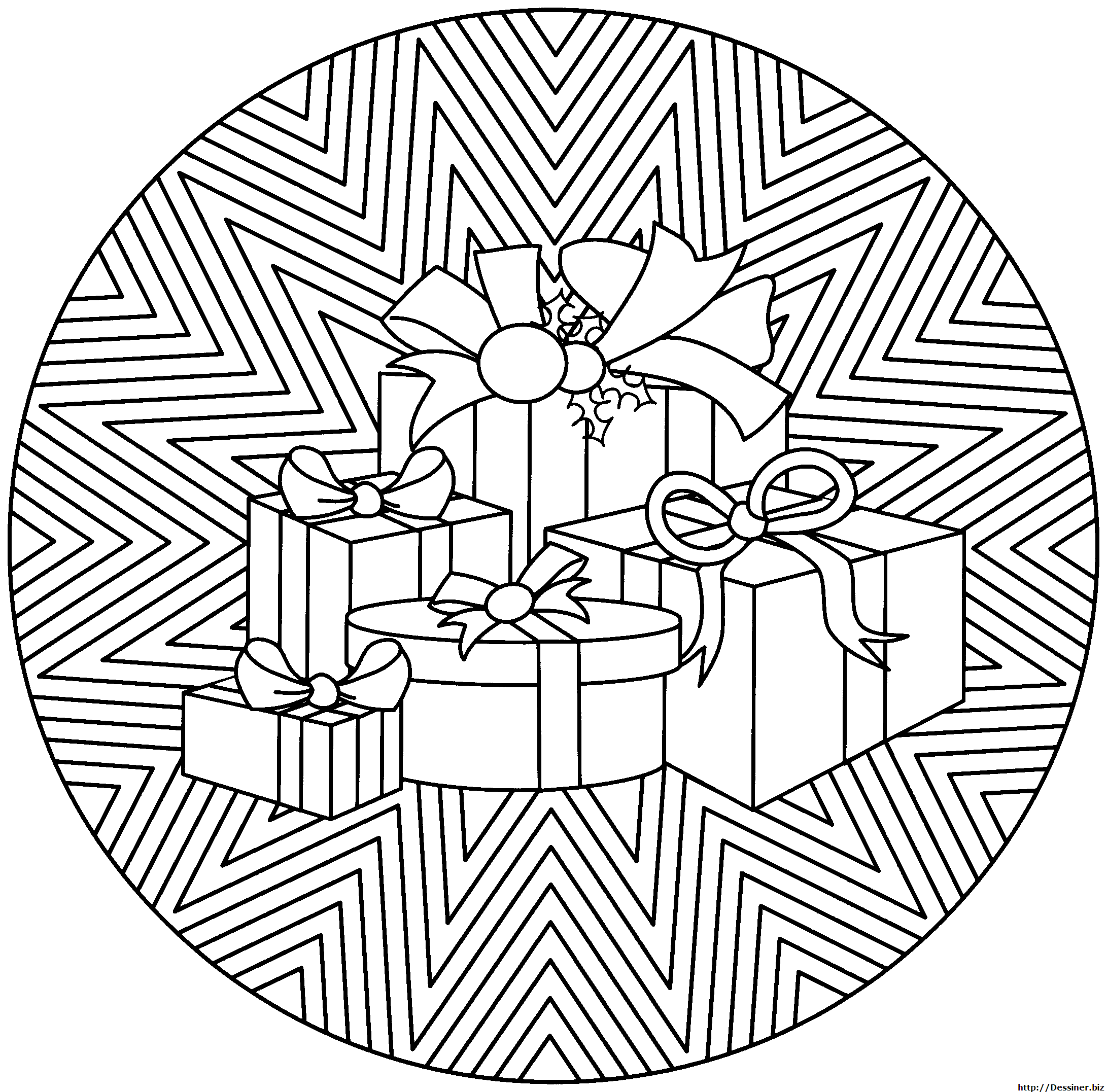 97 dessins de coloriage Noël Cycle 3 à imprimer