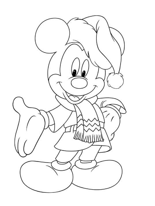 coloriage noel disney