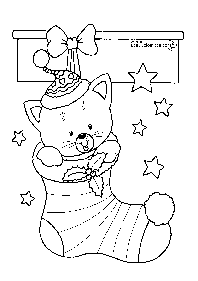 NOËL Coloriage Noel en Ligne Gratuit a imprimer sur  - coloriage de noel en ligne