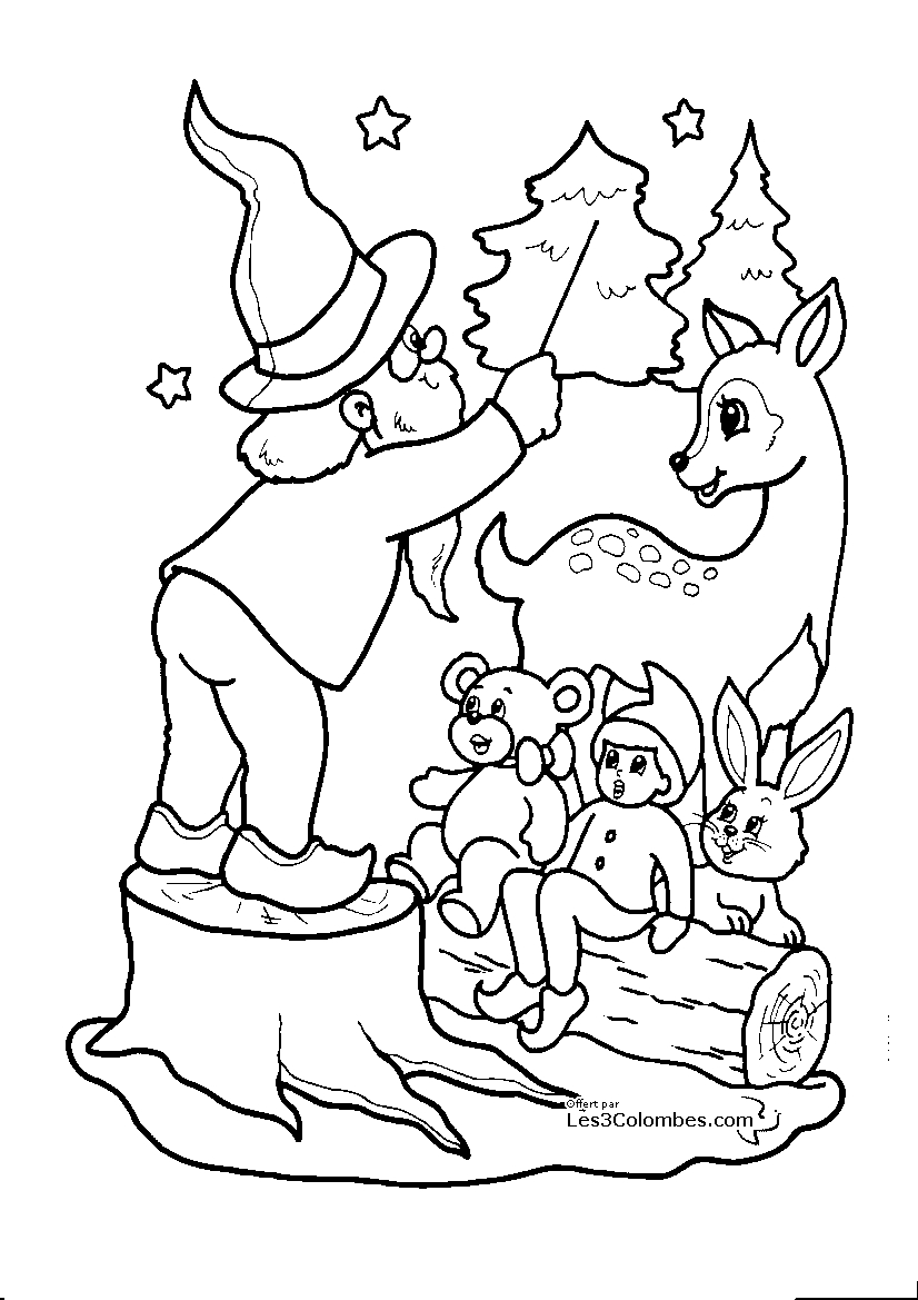 coloriage noel en ligne