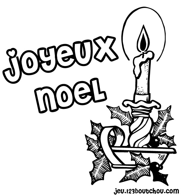 coloriage joyeux noel imprimer