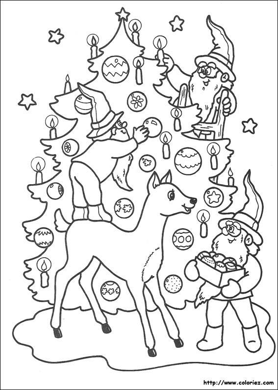 coloriage noel