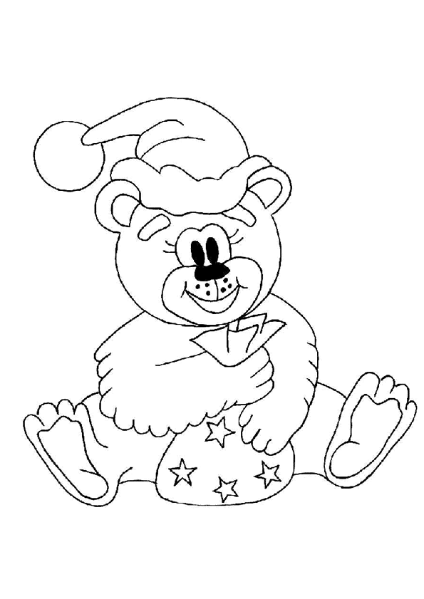 coloriage à dessiner de nounours a imprimer