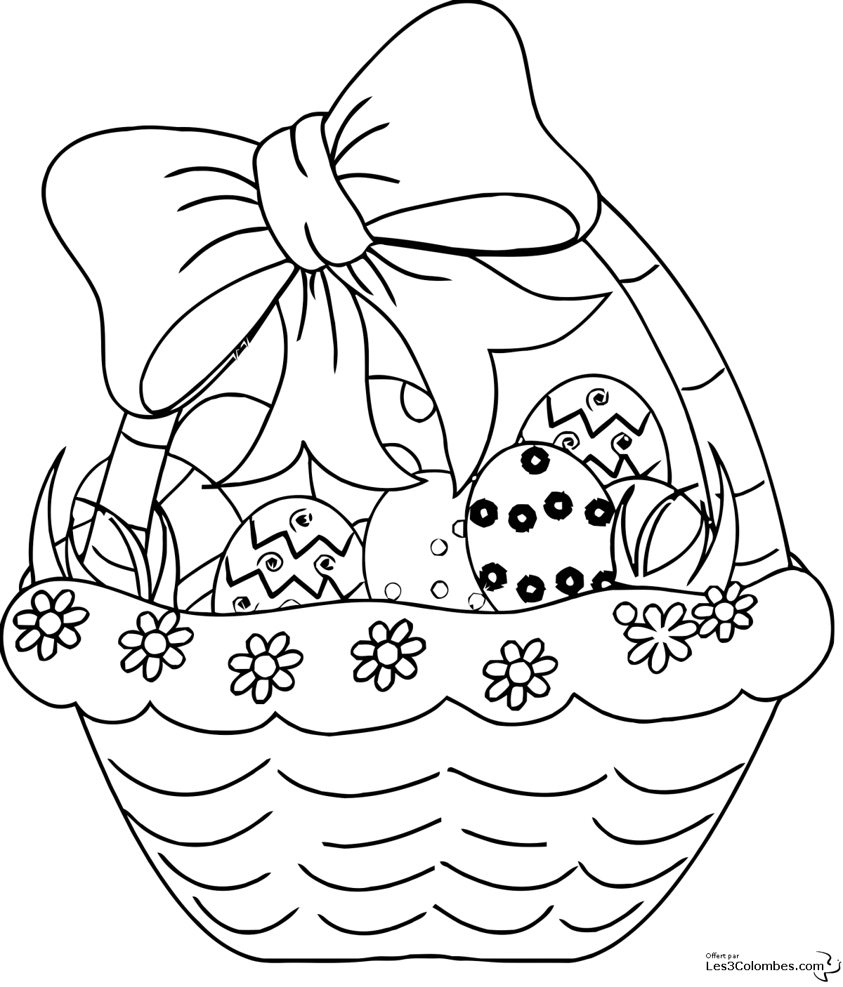 coloriage de paques gratuit - Coloriages de Pâques Divers coloriages de Pâques à 