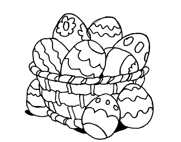 coloriage oeuf de paques