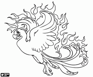 17 dessins de coloriage Oiseau De Feu à imprimer