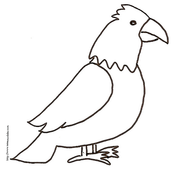 dessin oiseau stylisé