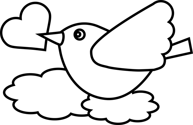 coloriage oiseau colibri