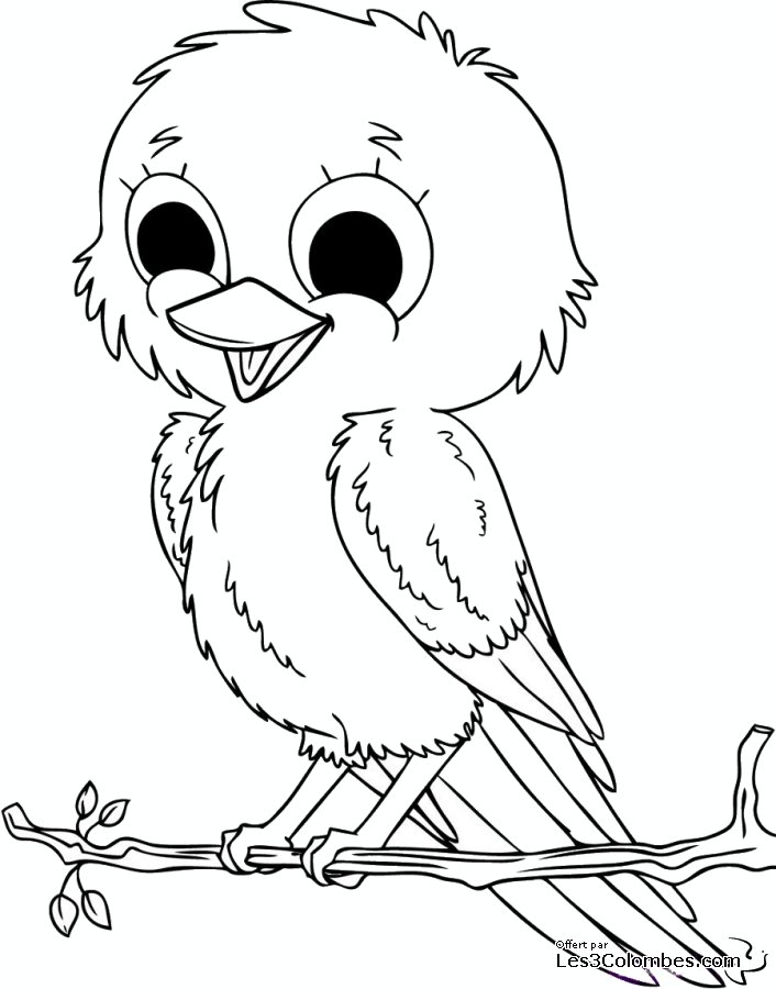 118 Dessins De Coloriage Oiseau à Imprimer